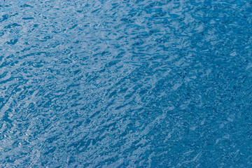Blue ocean background. Water surface texture.