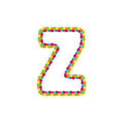 Z Puzzle Letter Logo Icon Design