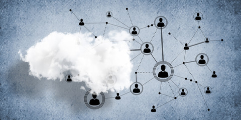 Wireless technologies for connection and sharing data as abstract concept