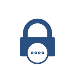 Lock office password protected safe icon