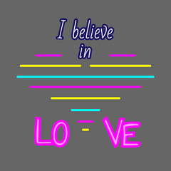 Text love with heart. Vector Love Heart. Text for t-shirt apparel, print, poster, card design