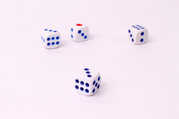 dice isolated on white