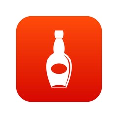Big bottle icon digital red