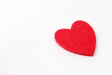 Love symbol isolated on white