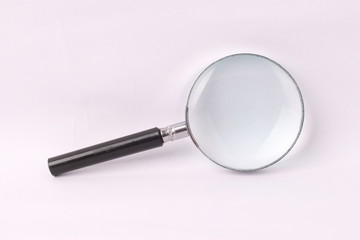 magnifying glass isolated on white