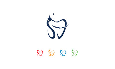 Dental logo design template