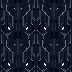 Abstract tech line pattern