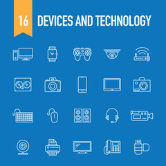 DEVICES AND TECHNOLOGY CONCEPT
