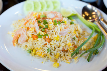 fried rice with shrimp