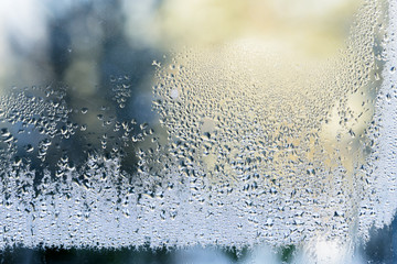 Condensation on the glass