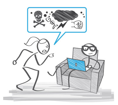 Ehestreit - Frau beschimpft Ehemann