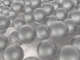 Grey spheres