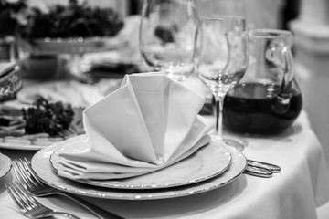 a beautiful table setting