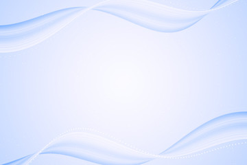 abstract 3D rendering frame digital glitter sparks blue particles with wave shape flowing on blue background, new technology concept