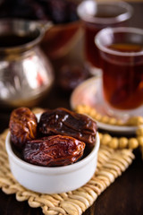 Date friuts and tea for iftar