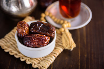 Date friuts and tea for iftar