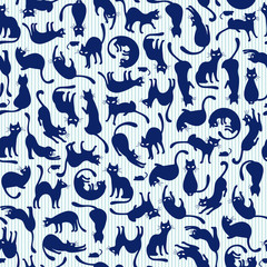 可愛いネコのパターン