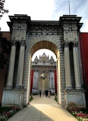 Fototapeta na wymiar Dolmabahche Palace, Istanbul, Turkey