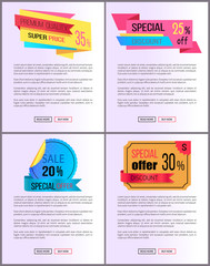 Sale Special Offer Order Buy Now Web Poster Vector