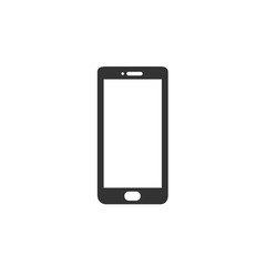 Tablet icon. Flat vector illustration in black on white background.