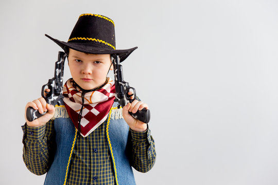 Boy In A Cowboy Costume