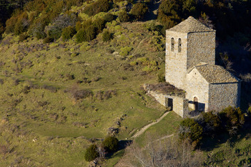 Fajanillas Hermitage in Pyrenees