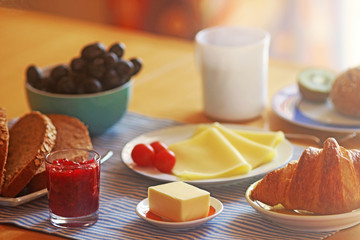 breakfast on a sunny morning