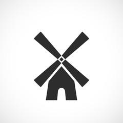 Wind mill vector icon © Arcady
