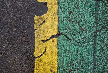Cracked and porous colorful concrete stone texture; background; abstract image