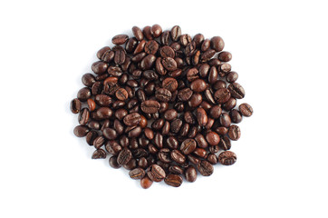 coffee beans isolate on white background