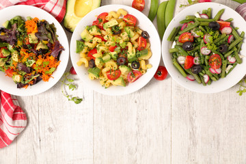 assorted vegetable salad bowl