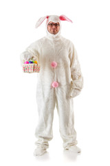 Bunny: Holding an Easter Basket