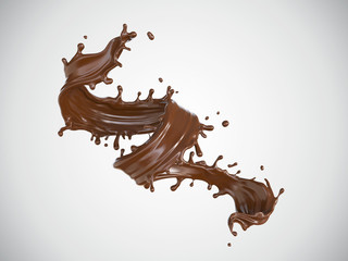 Chocolate spiral or Twist shape