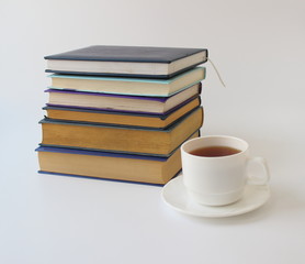 Fototapeta premium A stack of books