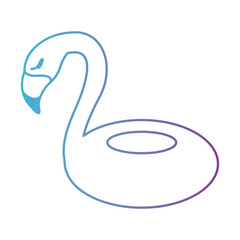 flemish tropical and exotic bird vector illustration design