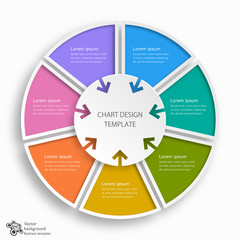 Chart Design Template_7-Step Process #Vector Graphics
