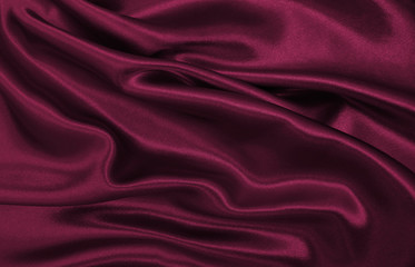Fototapeta na wymiar Smooth elegant pink silk or satin luxury cloth texture as abstract background. Luxurious valentines day background design