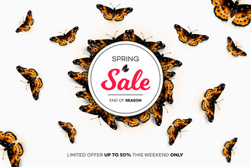 Final Spring Sale. Modern Conceptual Vector Illustration. Promotion Template For Banners, Posters, Gift Cards