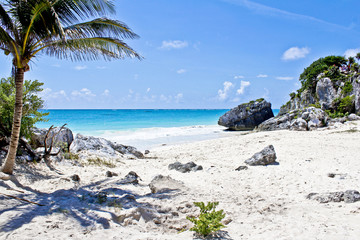 Paradise beach in Mexico