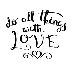 Inspirational vector hand drawn quote. Ink brush lettering isolated on white background. Motivation saying for cards, posters and t-shirt