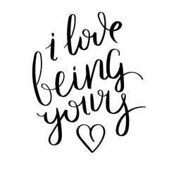 Inspirational vector hand drawn quote. Ink brush lettering isolated on white background. Motivation saying for cards, posters and t-shirt