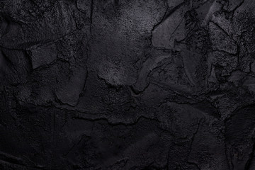 Black textured concrete