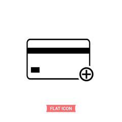 Credit card vector icon