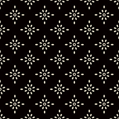 Seamless background southeast Asian retro aboriginal traditional art textile pattern round cross dot flower