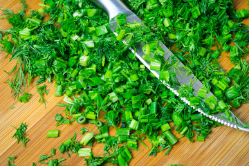 Dill is a fresh cut to add to various dishes.