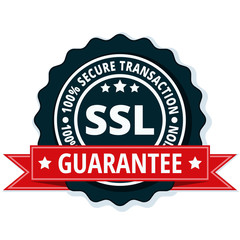 SSL Secure Guarantee label illustration