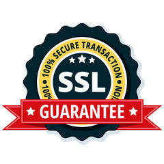 SSL Secure Guarantee label illustration