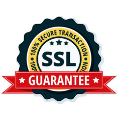SSL Secure Guarantee label illustration