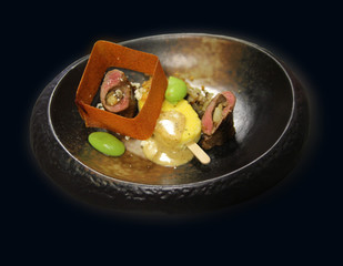 food, culinary, art, meat, restaurant, meal, dinner, cuisine, arts, delicious, dish, healthy, breakfast, steak, lunch, background, fresh, green, tasty, table, gourmet, plate, brunch, design, isolated,