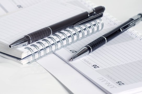 Business, Terminkalender, Stifte, Schreibtisch